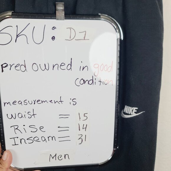 Nike Men's Black Dri-Fit Elastic Waist Gym Training Sweatpants Size Small - Picture 7 of 7